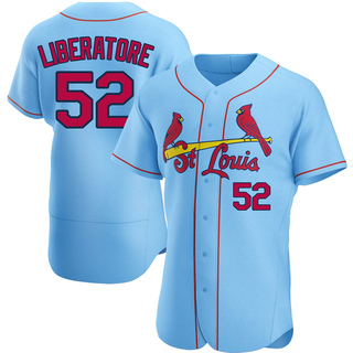 Authentic Matthew Liberatore Men's St. Louis Cardinals Alternate Jersey - Light Blue