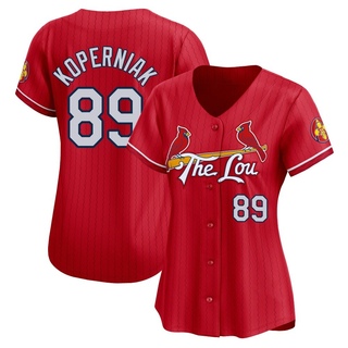 Limited Matthew Koperniak Women's St. Louis Cardinals 2024 City Connect Jersey - Red