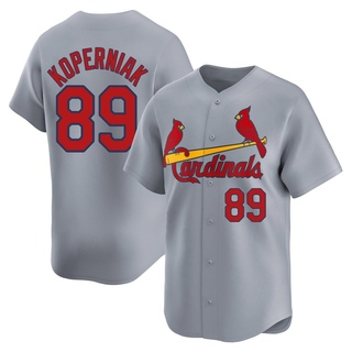 Limited Matthew Koperniak Youth St. Louis Cardinals Away Jersey - Gray