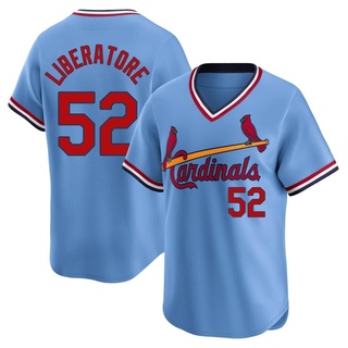 Limited Matthew Liberatore Youth St. Louis Cardinals Cooperstown Collection Jersey - Light Blue